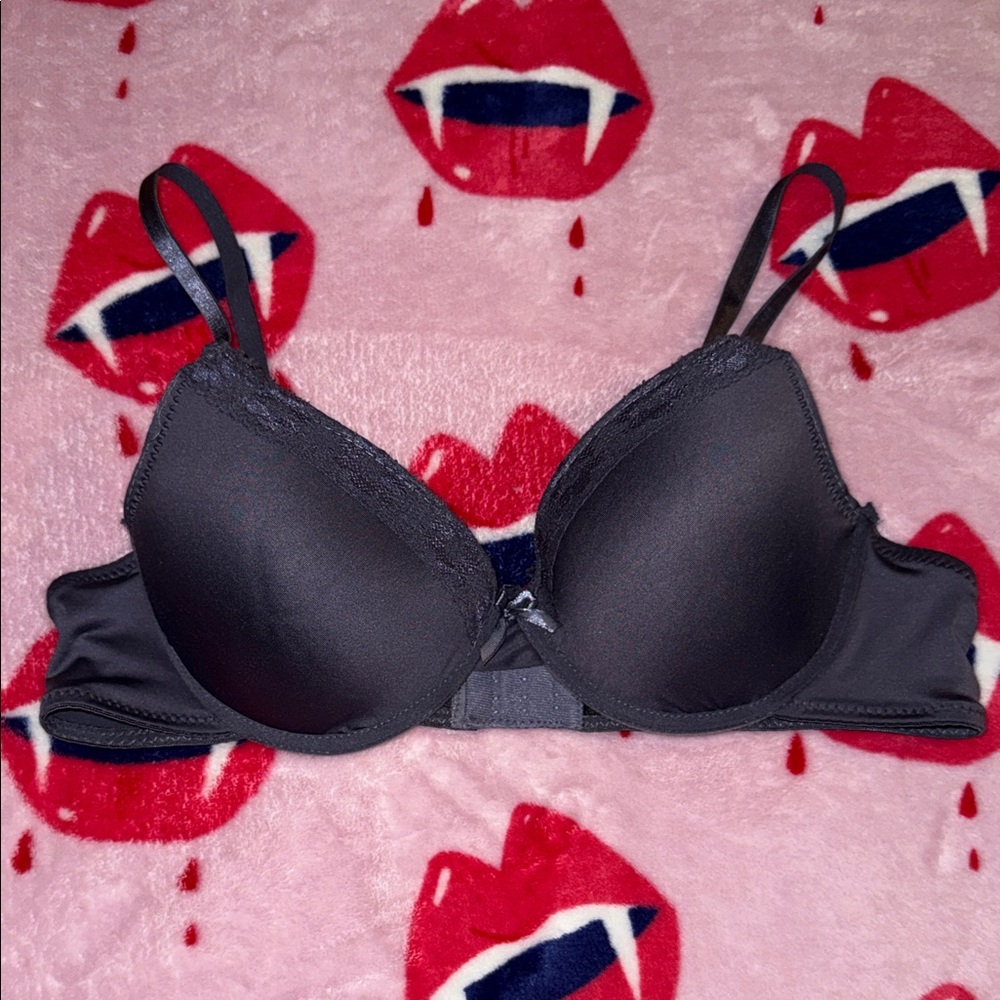 Ultra Flirt Black Lace Bra